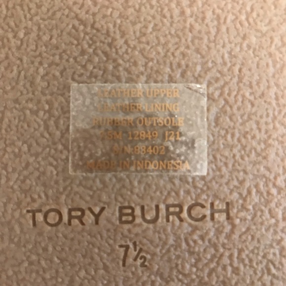 Tory Burch Miller Cloud Sandals Size 7.5 
Color: Orange Bright Peach/ Natural - Picture 7 of 12